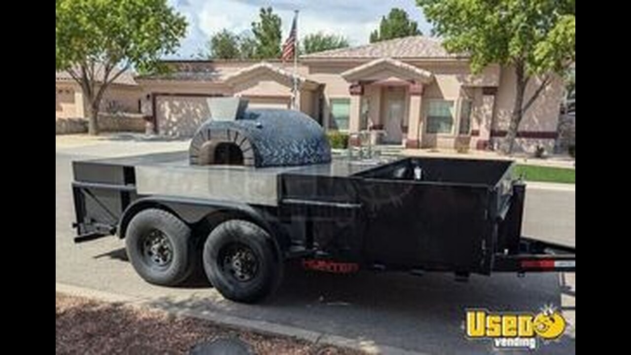 2017 - 7' x 14' Wood-Fired Pizza Trailer | Mobile Pizza Oven Trailer for Sale in Texas!