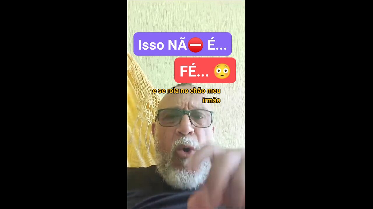 Isso NÃ⛔ É FÉ...😳