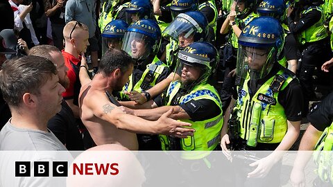 Violent rioting continues in England and Northern Ireland | BBC News | NE