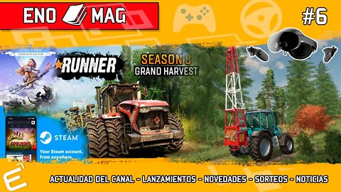 ENO-MAG | SORTEO, ENOMAG+, PLATINUM EXPANSION, RAZER EDGE, TRACTORES SNOWRUNNER | ACTUALIDAD