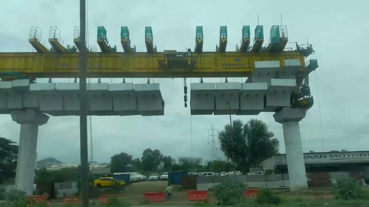 At Pune, City and Mountains