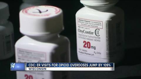Opioid overdoses spike by 109 percent in Wisconsin