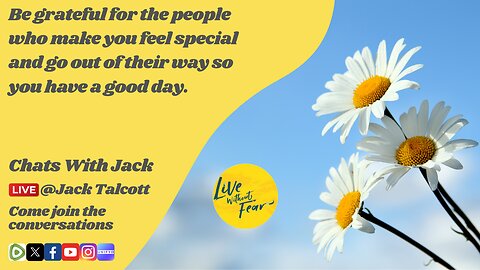 Reconcile for Peace; Chats with Jack and Open(ish) Panel Opportunity