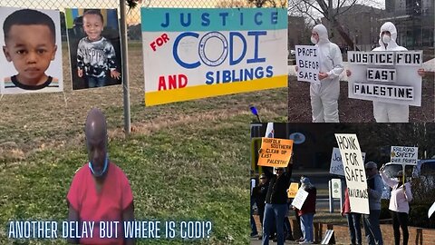 Protests in East Palestine as neighborhood remain Toxic, Codi Bigsby father sent to mental health.