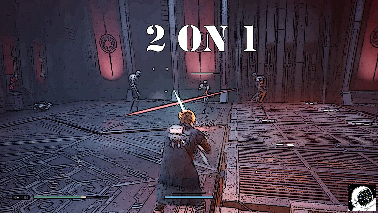 Security Droids bully Purge Trooper Commander