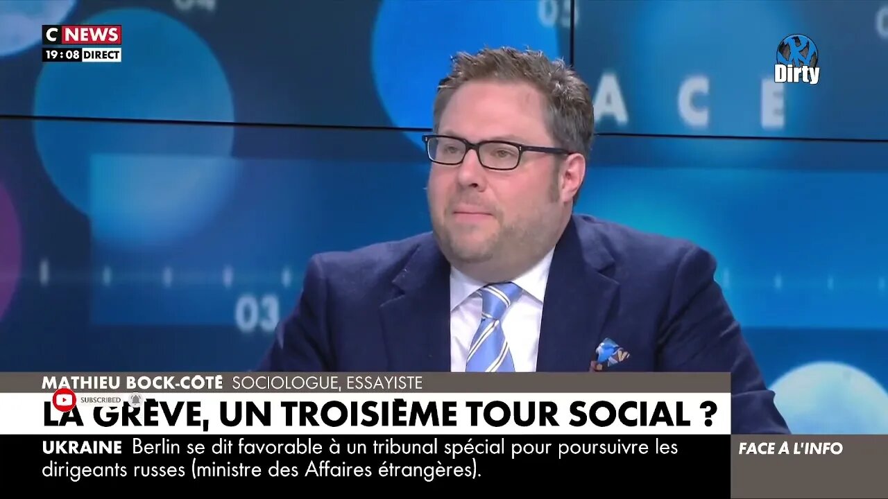 Face à L'info du 16 01 2023 - Mathieu Bock-Côté, Charlotte d'Ornellas, Marc Menant, D. Pavlenko