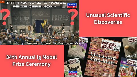34th Annual Ig Nobel Prize Ceremony Highlights "Unusual" Scientific Discoveries