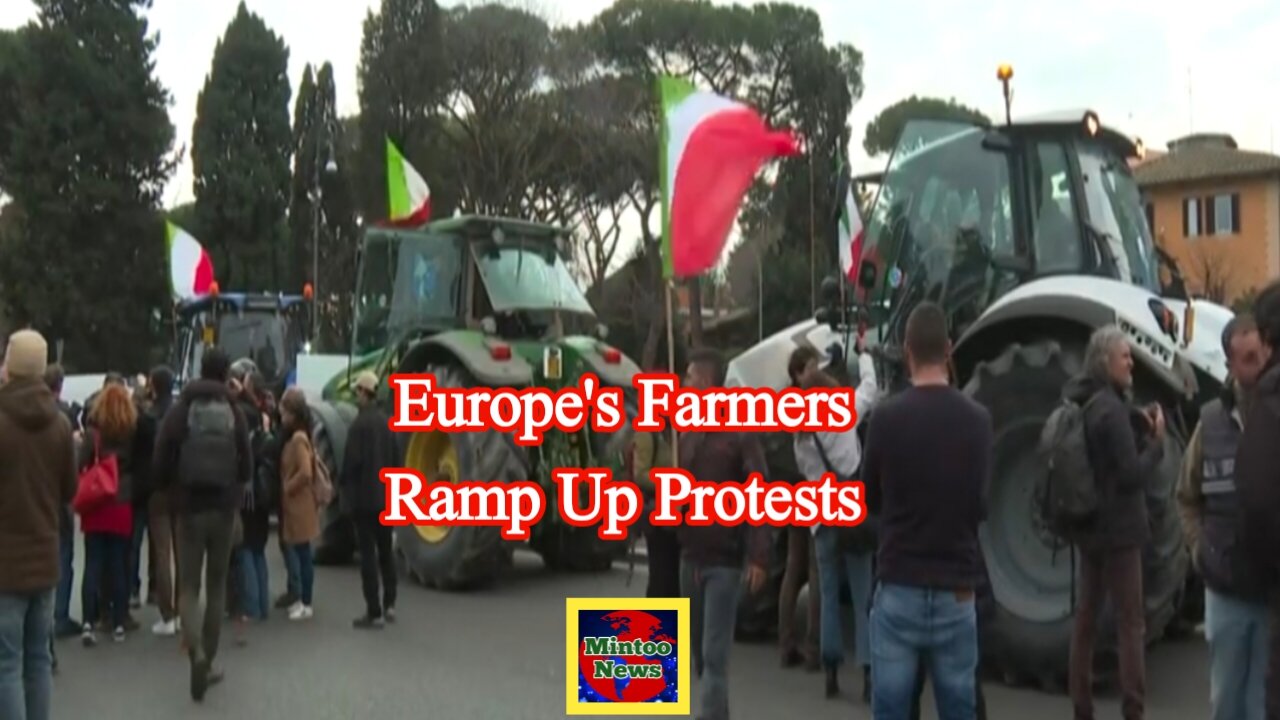 Europe's farmers protest against EU measures, rising prices