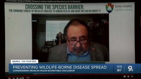 Congressman Raul Grijalva holds roundtable discussion to protect wildlife from diseases