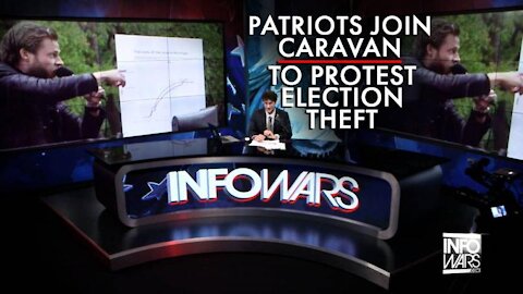 Patriots Join Caravan to DC to Protest the Election Theft of the Left
