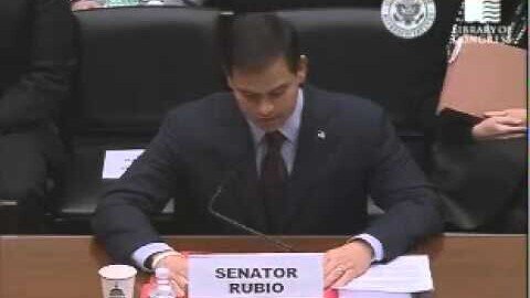 Rubio Testifies at House Oversight Hearing Examining ObamaCare Bailout