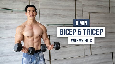 8 Min BASIC ARM WORKOUT BICEPS & TRICEPS