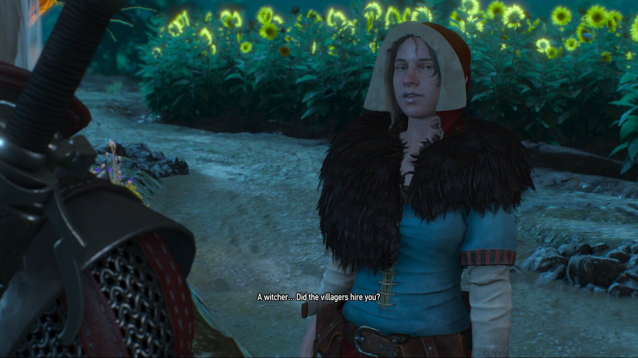 The Witcher 3 a little red