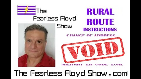 "RURAL ROUTE" Process is VOID - See Minister Henley's PO Box Class
