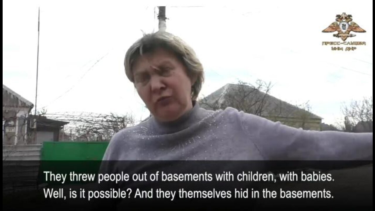 Azov Nazi's Hiding Among Civilians: "You just can't imagine how long we were waiting for you"
