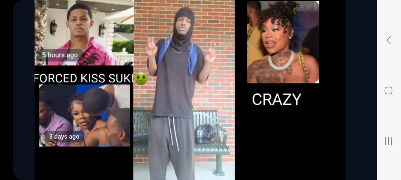 YK OSIRIS FORCED KISS SUKIHANA WTF HE KISSED EVERYMAN ON AMERICA CRAZY WILD💪🏾💯