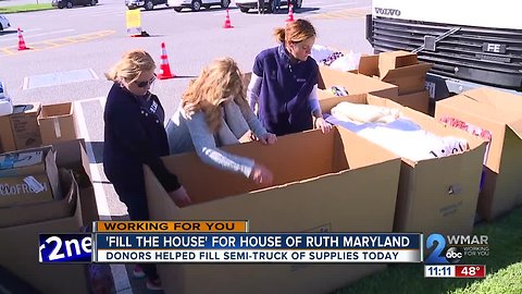 WMAR partners with House of Ruth Maryland to help 'Fill the House'