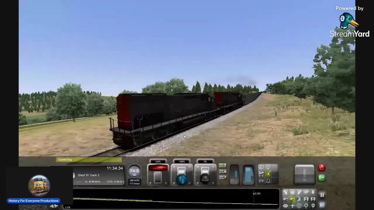 Average Train Simulator Stream
