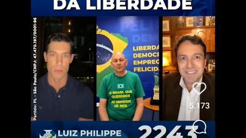 A relativização da liberdade no Brasil pela esquerda: Luiz philippe com Luciano Hang