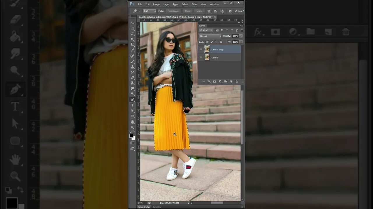 how to change girl cloths color with new way in photoshop #shorts #photoshop #editing #youtube