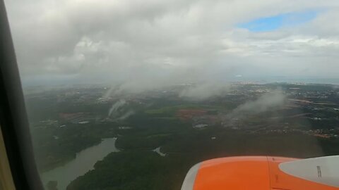 Flying over Salvador, Bahia, Brazil