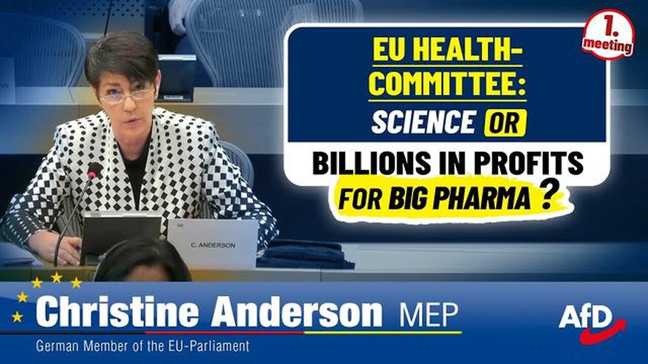 Science & trust or just more profits First meeting of the EU Health Committee