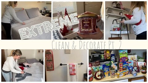 *NEW* EXTREME CLEAN & DECORATE| GROCERY HAUL| VALENTINES DECOR!