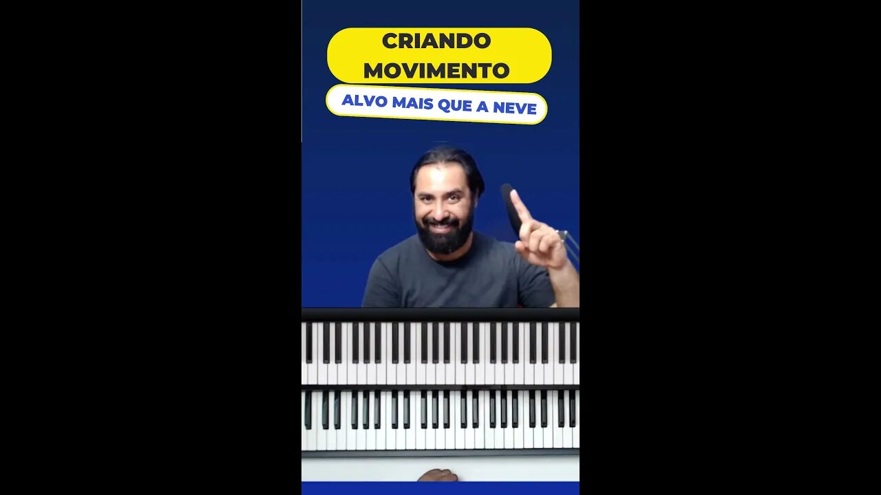 Criando movimento no hino Alvo mais que a Neve