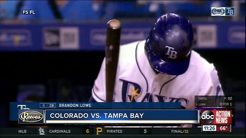 Brandon Lowe and Kevin Kiermaier combine to drive in 6 runs to help Rays beat Rockies 7-1