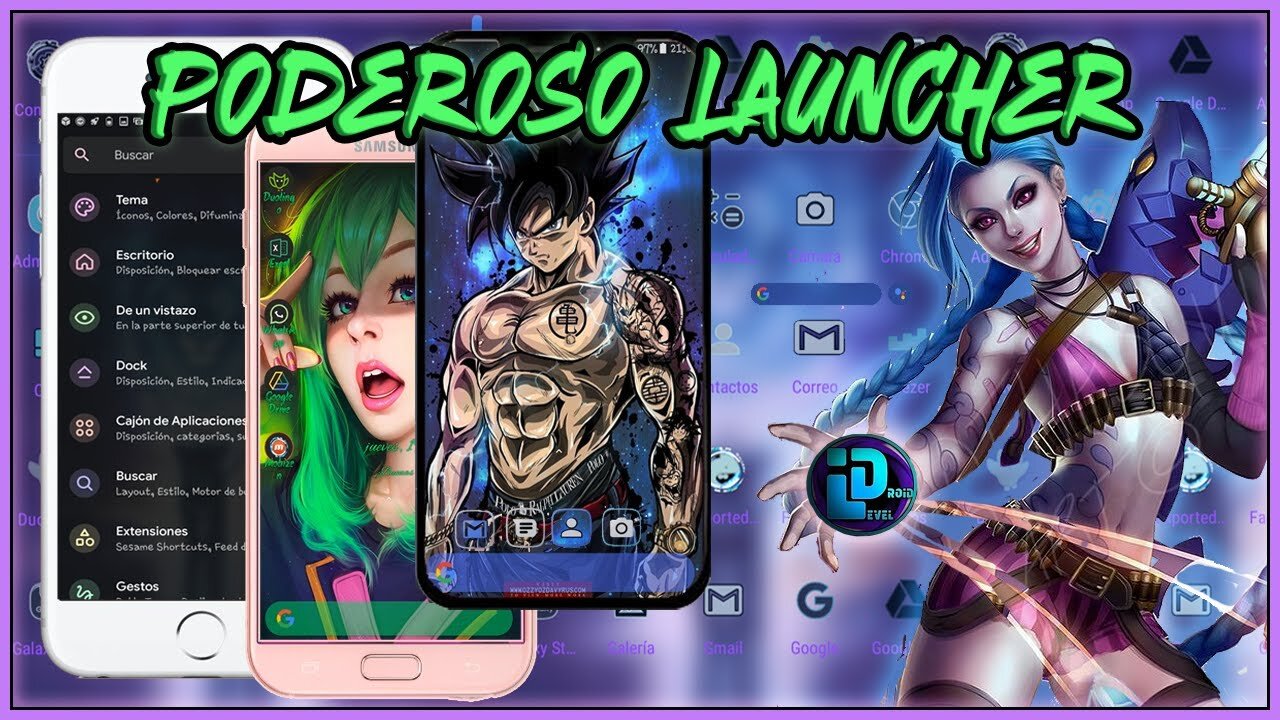 EL MEJOR Y MÁS POTENTE LAUNCHER PARA ANDROID - LAWCHAIR 2 GRATIS Y PREMIUM COMO USAR Y CONFIGURACIÓN