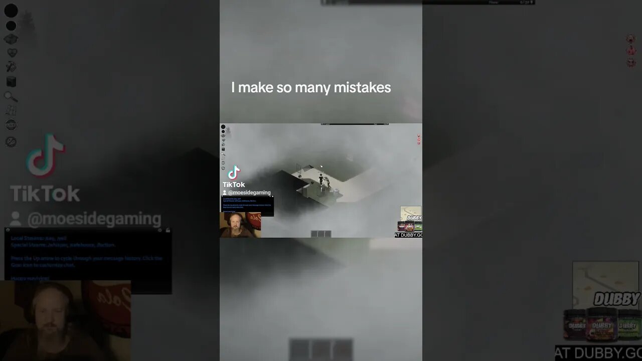 I make so many mistakes #gaming #projectzomboid #moesidegaming