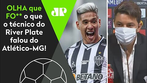 QUE FO**! OLHA como Gallardo EXALTOU o Atlético-MG após LEVAR 3 a 0 com o River Plate!