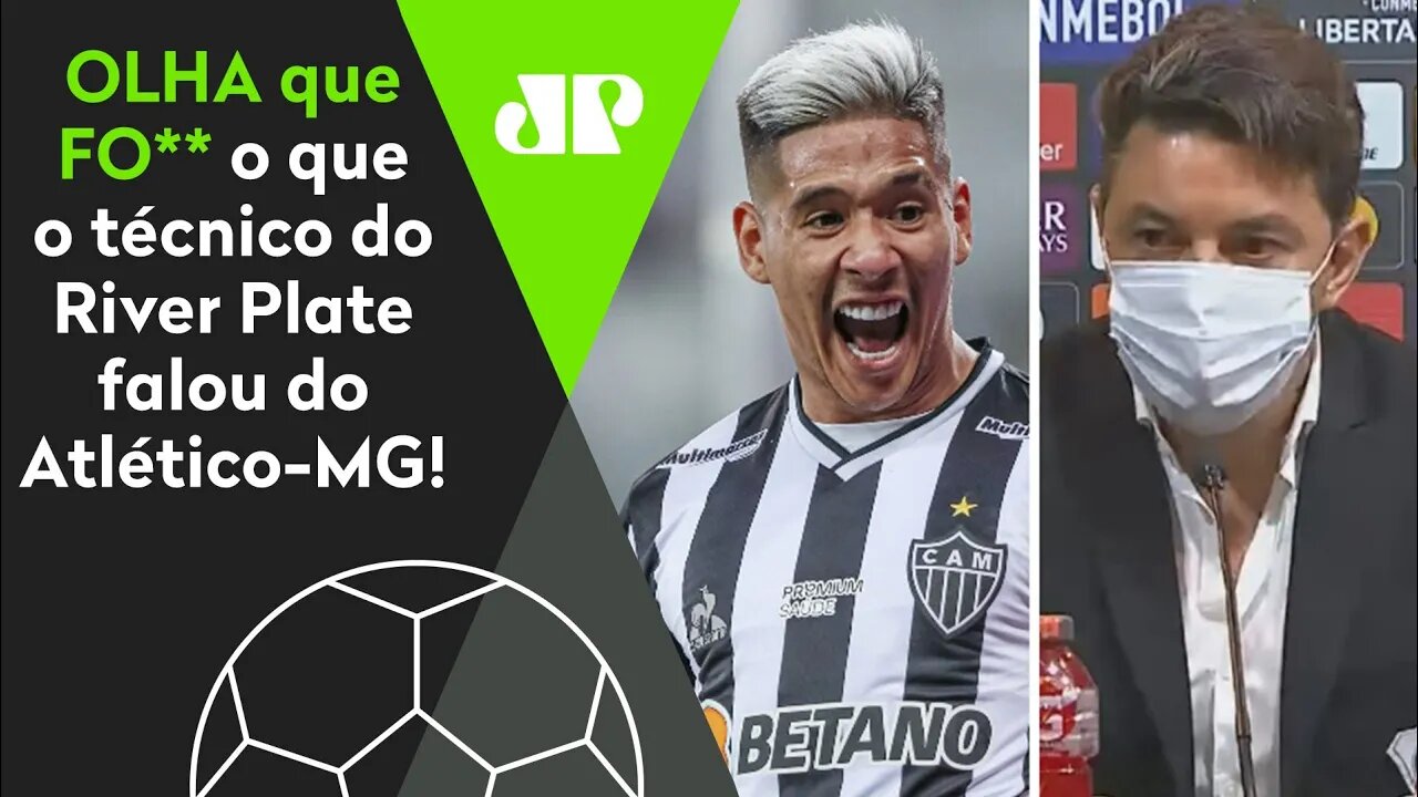 QUE FO**! OLHA como Gallardo EXALTOU o Atlético-MG após LEVAR 3 a 0 com o River Plate!