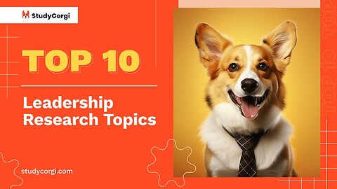 TOP-10 Leadership Research Topics