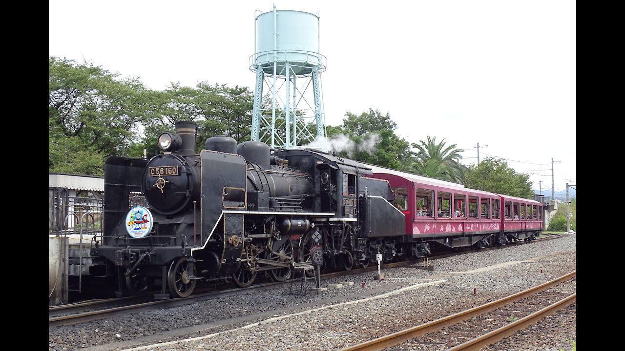 Steam Locomotive reversing to Kyoto Station