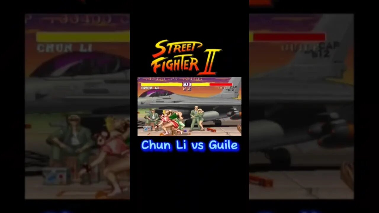 Street Fighter Chun Li vs Guile #youtubeshorts #ytshorts #gaming #trending #viral #streetfighter