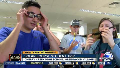 High schoolers among crowds heading to Wyoming for solar eclipse