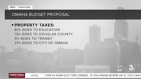 Mayor addresses the Omaha City Council regarding 2022 budget; property tax rates expected to go down