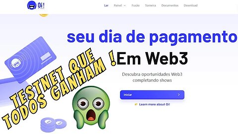 Test Net Onde TODOS GANHAM ! Oi Network Distribuindo 70 Milhões de Tokens Test Net Bem Fácil