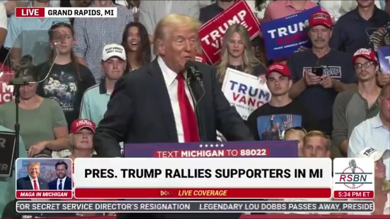 Trump RIPS Dem Party For Trying To Overthrow Their Primary Results