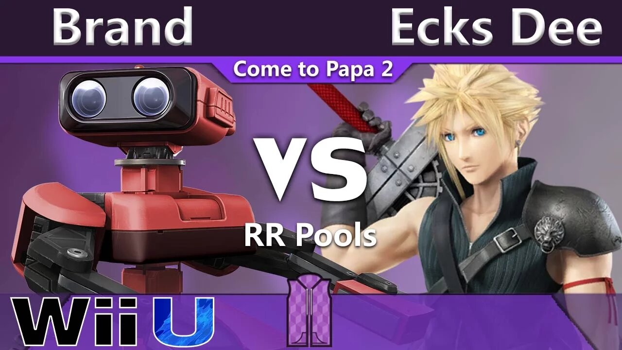 Brand (ROB) vs. Ecks Dee (Cloud) - Wii U RR Pools - CTP2