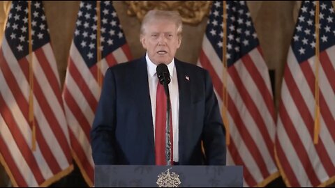 NEW: President Trump Holds Press Conference From Mar-a-Lago (VIDEO)