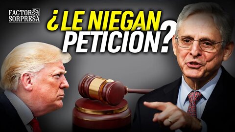 El DOJ responde a solicitud de Trump/Garland pide a empleados del DOJ no comunicarse con el congreso