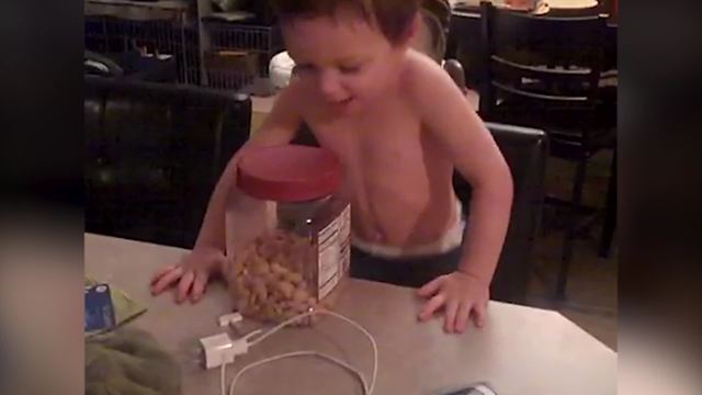 Tot Boy Craving For Nuts Is All Of Us At One Point In Life