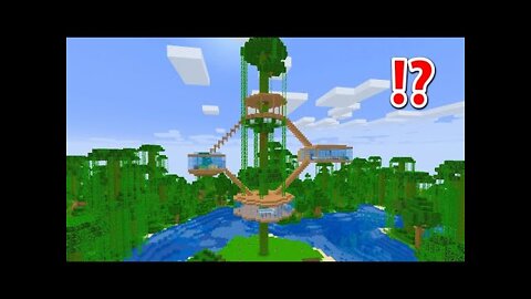 How To Build A Jungle Tree House in Minecraft