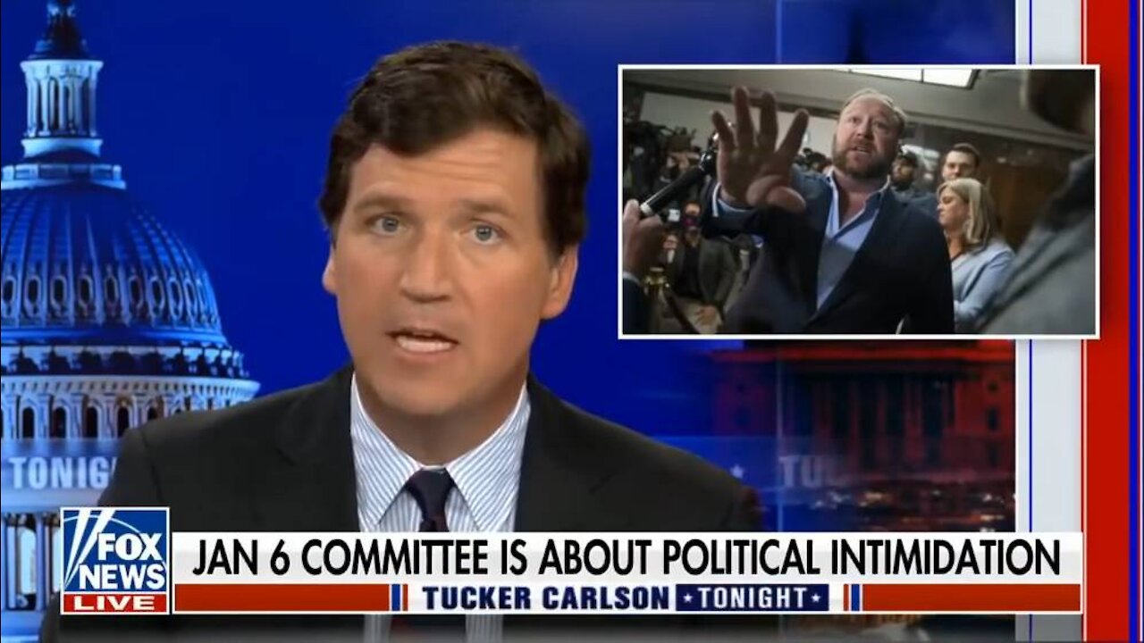 Video: Alex Jones Tried To Stop Jan 6th Riot: Tucker Carlson Reports