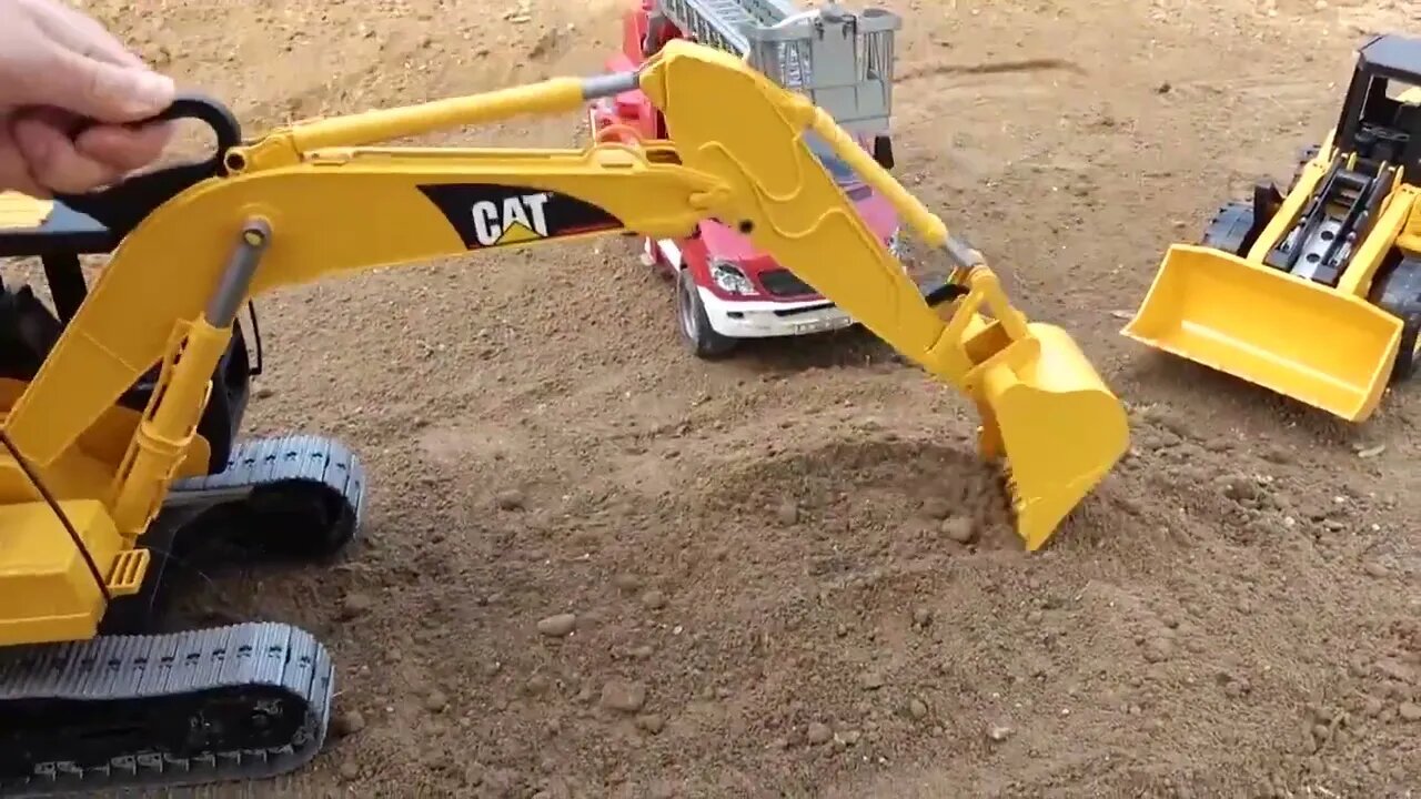Fire Trucks, Dump Trucks, Excavator Rescue Cars Toys