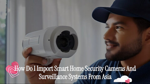 Mastering Customs: Importing Smart Home Security Cameras from Asia