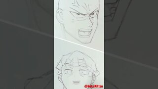 Demon Slayer Isekai One Punch Man #shorts #demonslayer #onepunchman