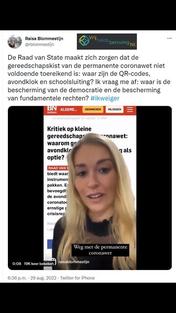 Waar is de bescherming van de Democratie?